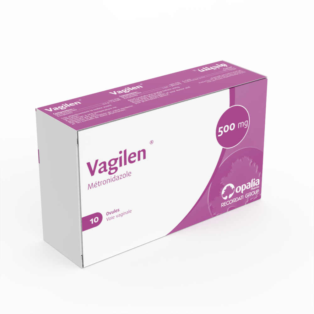 VAGILEN 500 mg Ovule Box of 10